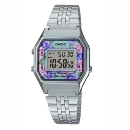 Casio Vintage LA680WA-2C Silver Stainless Steel Band Men Watch / Women Watch